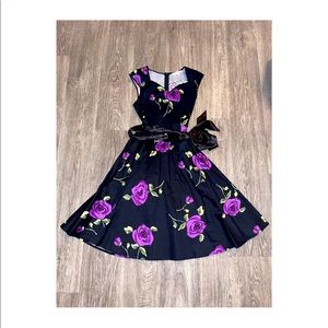Vintage Floral Dress